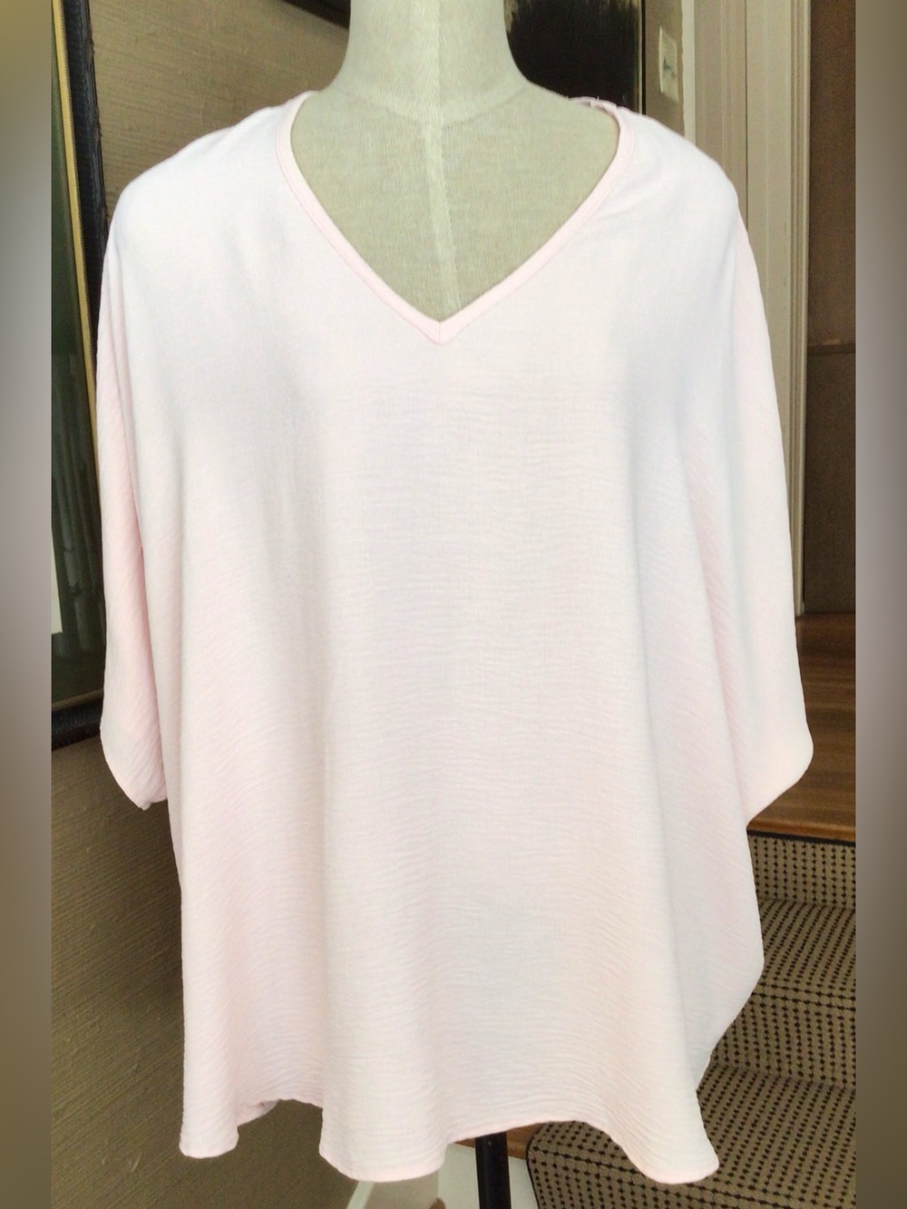 Pink flowing tunic